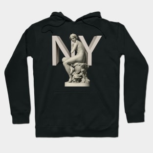 A nymph surprised (1886) vintage women new york Hoodie